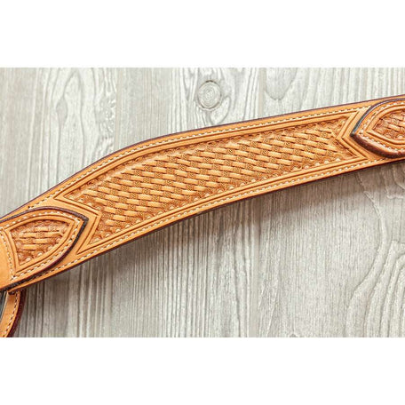 Pro roper breast strap hand tooled basket ss hardware - Genuine Billy Cook