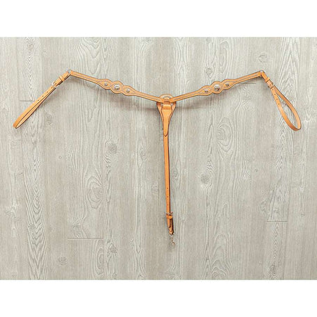 Narrow spotted breast strap w/ ss hardware - Genuine Billy Cook