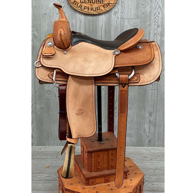 Flat Seat Cutter, 1/2 Brd Basket W/ Leather Horn - Genuine Billy Cook 