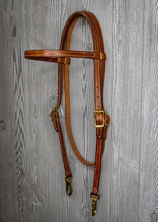 Headstall, Browband Training 5/8" - Genuine Billy Cook 