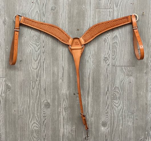 Breast strap, basket, embossed - Genuine Billy Cook 