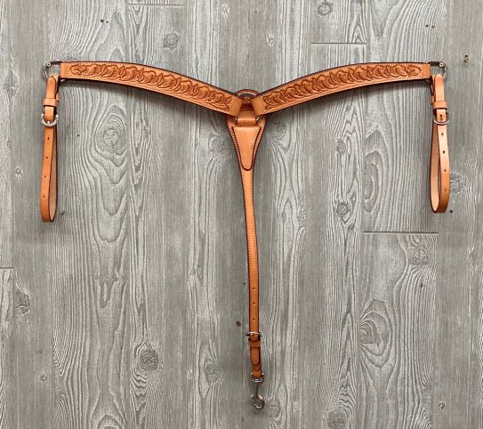 Breast collar-benson pattern w/ss hardware - Genuine Billy Cook 