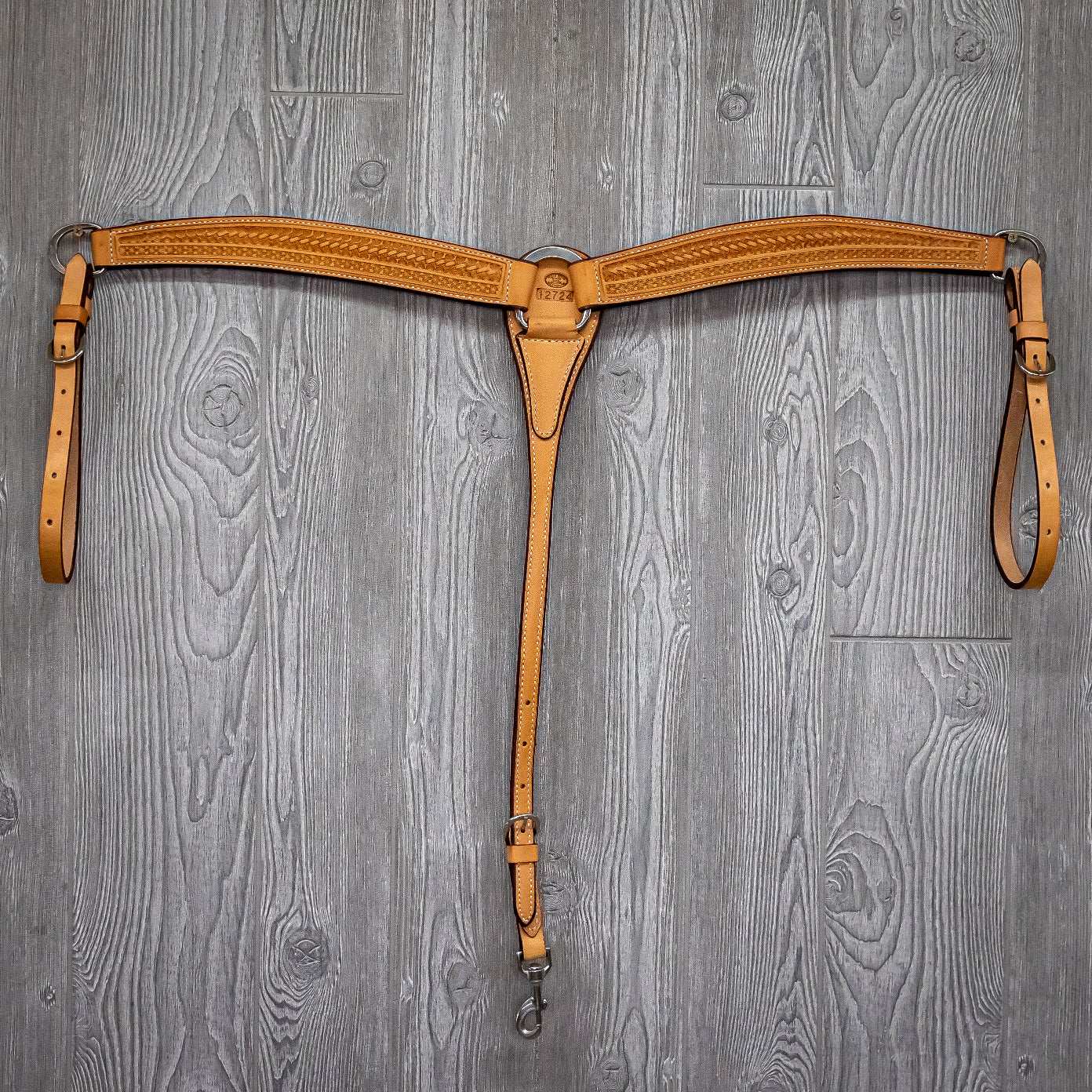 Breast strap basket w/ star border shaped ss hardware - Genuine Billy Cook 