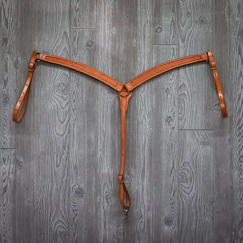 Breast strap, basket stamp w/n hdwr - Genuine Billy Cook 