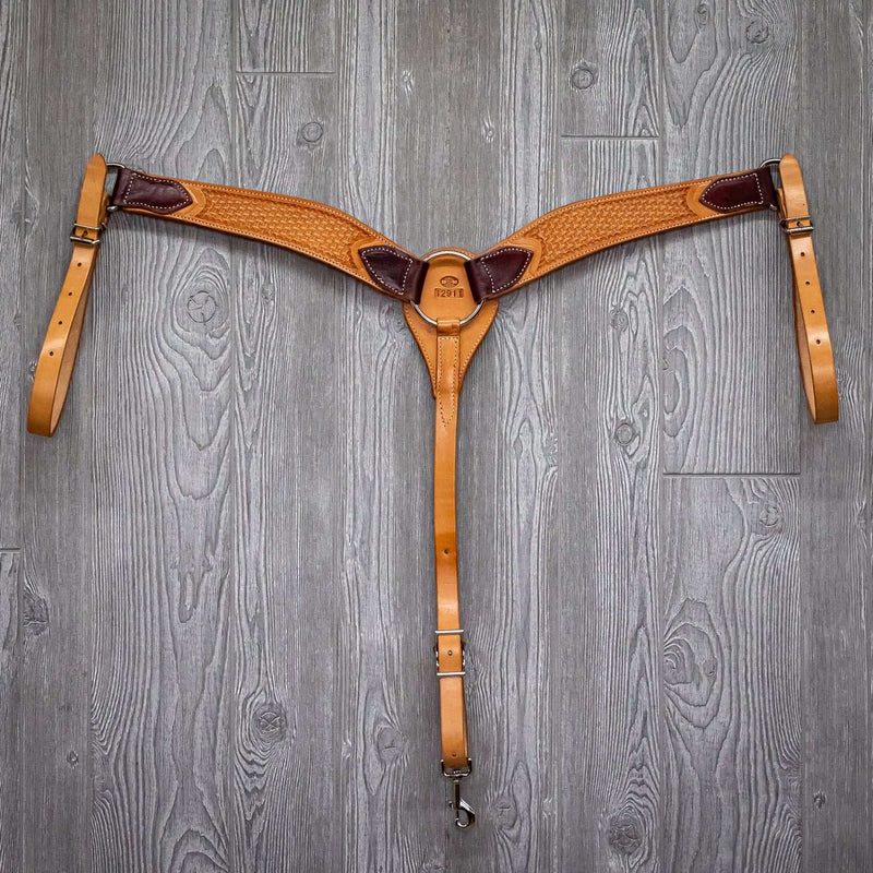 Breast strap, 2 strap w/n hdwr - Genuine Billy Cook 