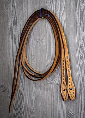 Spotted Split Reins - Genuine Billy Cook 
