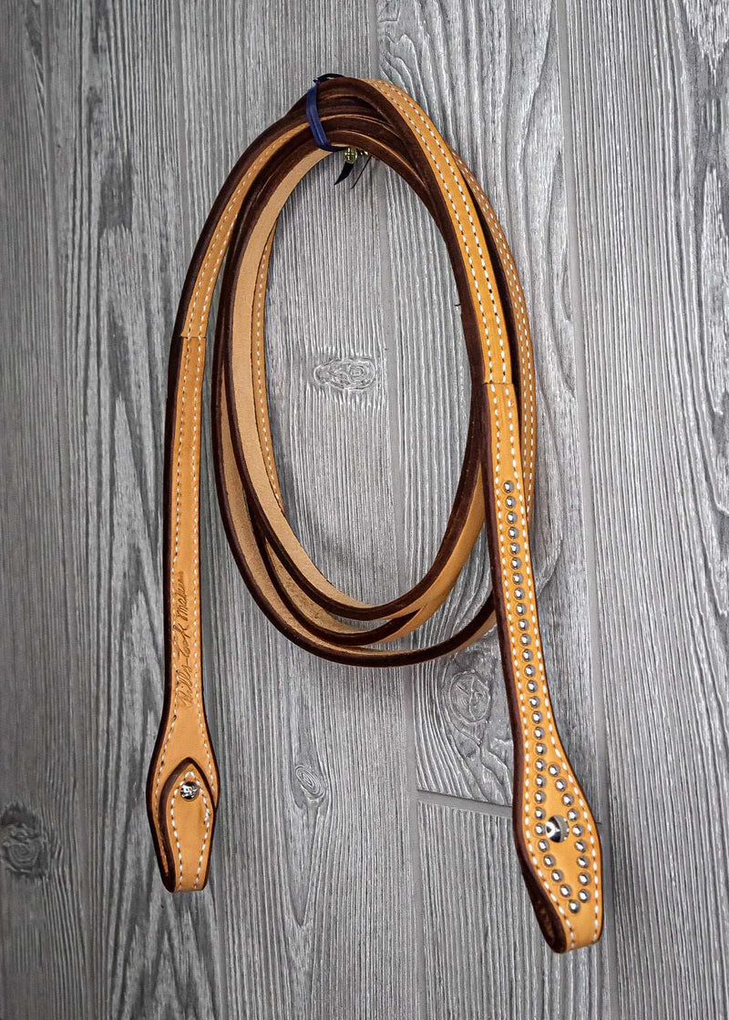 Spotted Roping Reins - Genuine Billy Cook 
