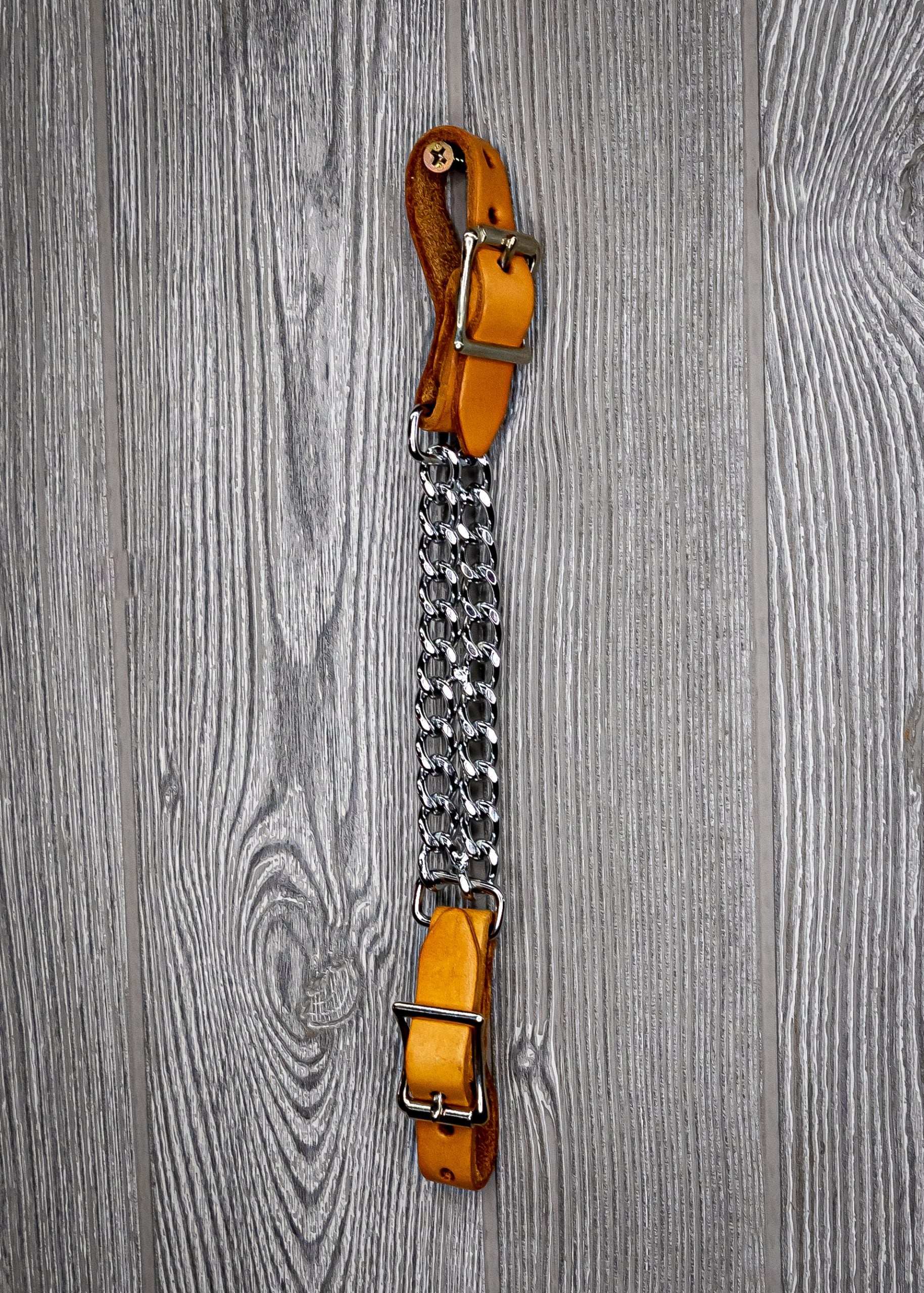 Flat Twisted Curb Chain W/ Straps - Genuine Billy Cook 