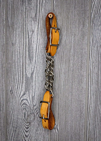 Flat Twisted Curb Chain W/ Straps - Genuine Billy Cook 