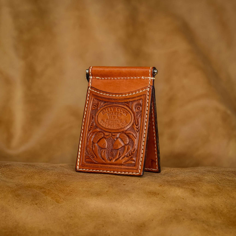 Floral: Acorn Pattern Chestnut - Genuine Billy Cook 