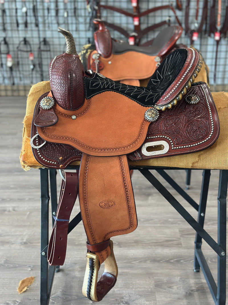 14” Barrel Saddle 1930 - Hot Oil Finish
