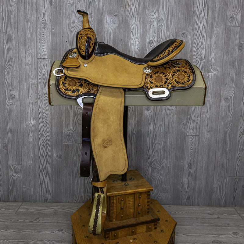 Cj Barrel 1/2 Sunflower w/ Dyed Background & Edges, Close Contact Skirt - Genuine Billy Cook 