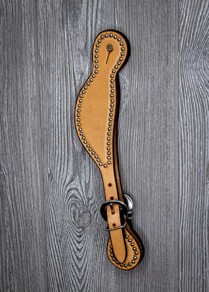 Shaped Spur Strap W/ Spots - Genuine Billy Cook 