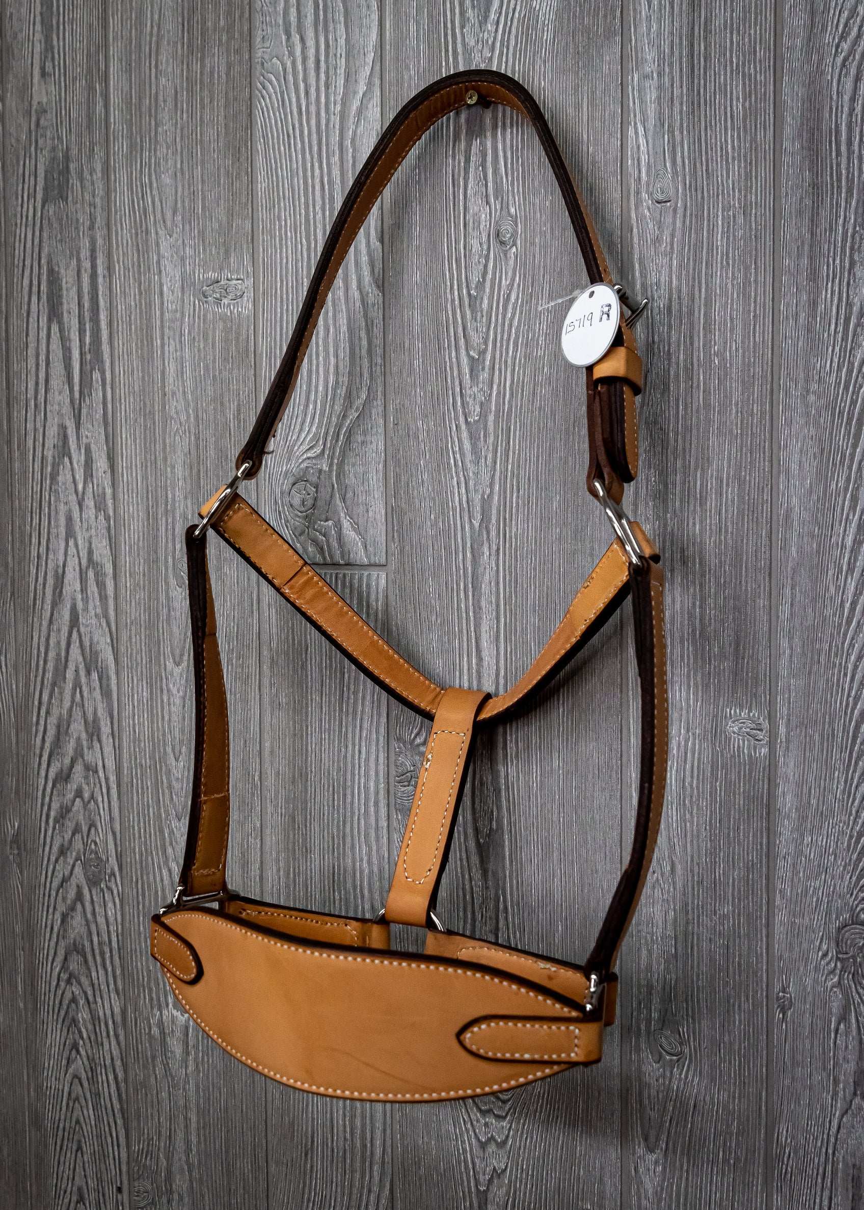 Leather Wide Nose Band Halter - Genuine Billy Cook 