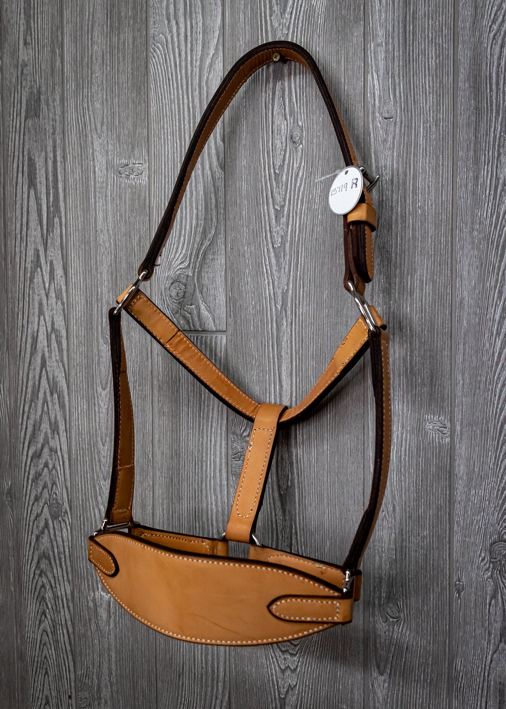 Leather Wide Nose Band Halter - Genuine Billy Cook 
