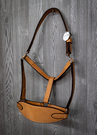 Leather Wide Nose Band Halter - Genuine Billy Cook 