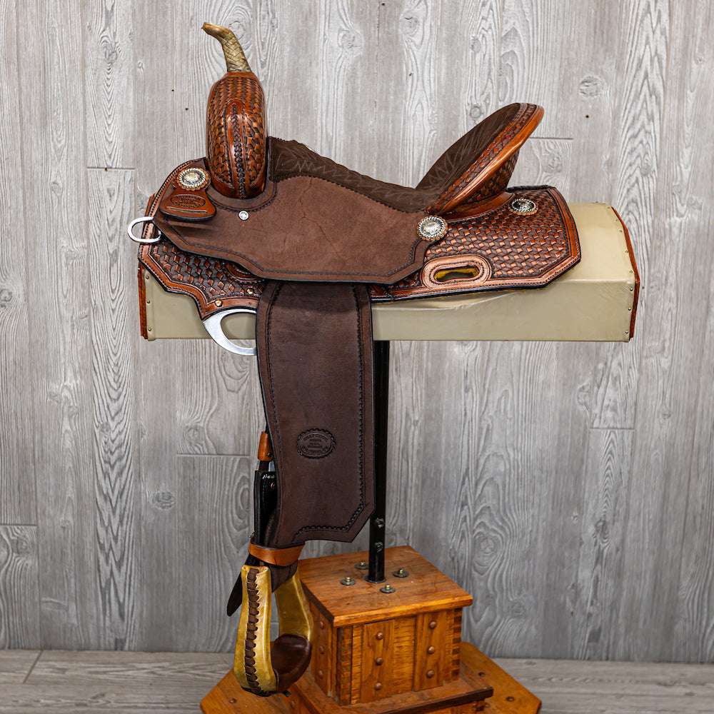 9 High Barrel, 1/2 Breed 3D Block, W/ Camo Border - Genuine Billy Cook 