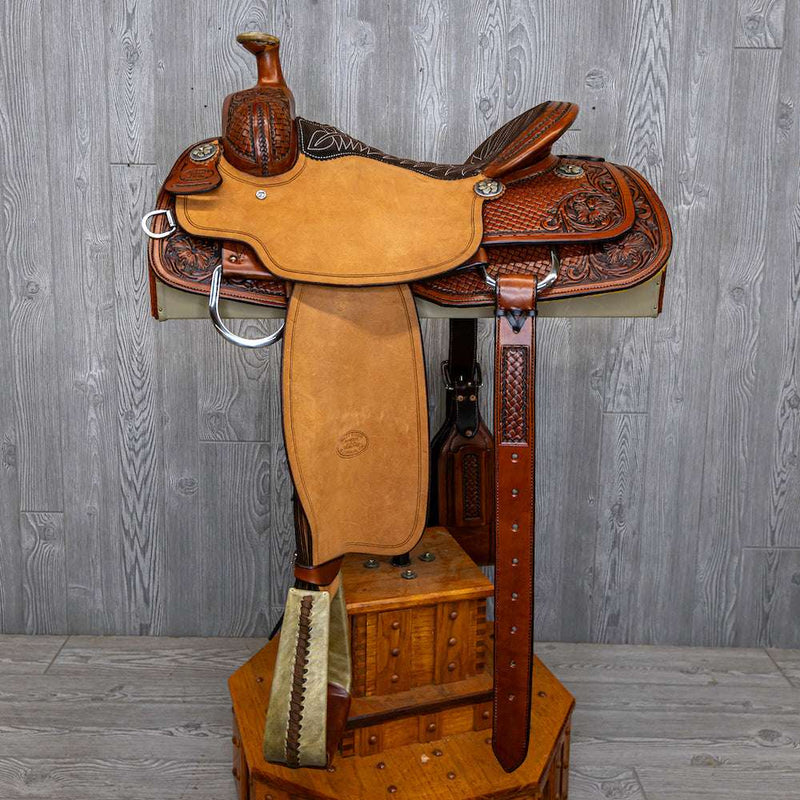 Oy Roper 1/2 Weave & Spot Floral, Double Rigging, Close Contact - Genuine Billy Cook 