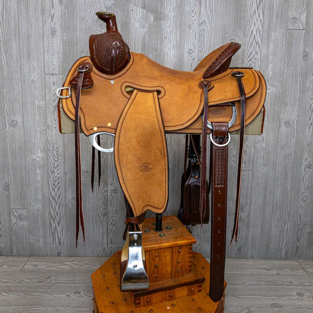 Tucson Rancher 1/8 Bones Stamp W/ Rope Border, Seat Rigging - Genuine Billy Cook 