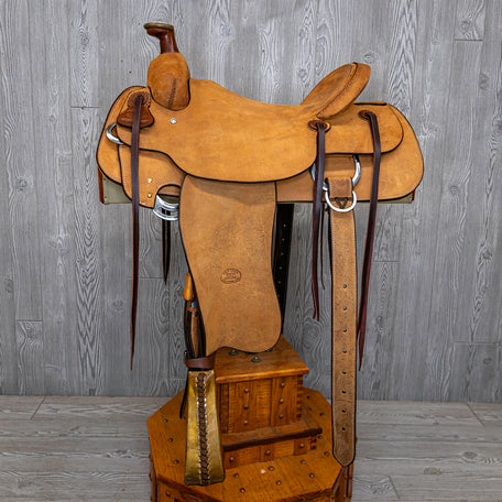 Will James Ranch Roper All Rough Out, Flat Plate Rigging - Genuine Billy Cook 