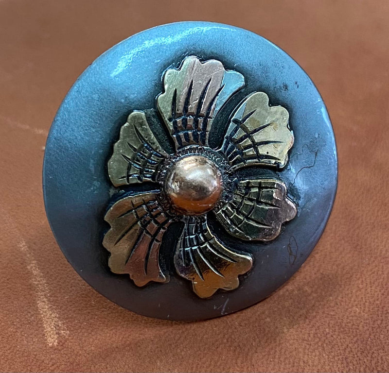 Bronzed Flower Conchos - Genuine Billy Cook 