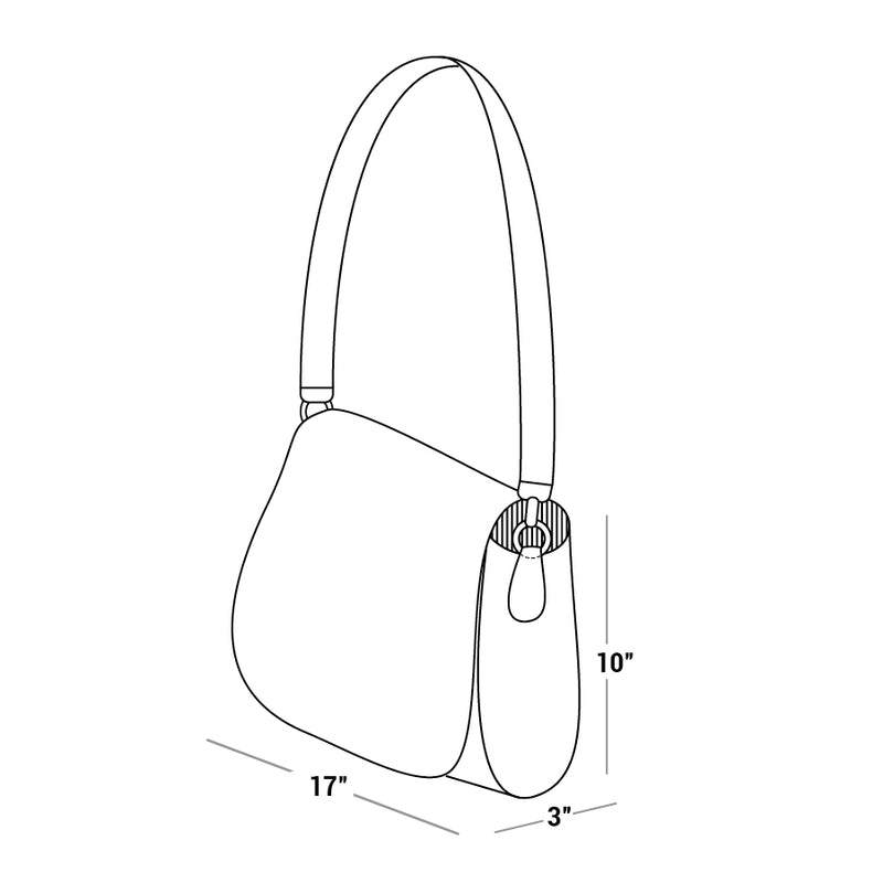 Custom Handbag: Soft Flapped Shoulder Handbag - Genuine Billy Cook 