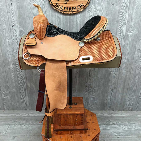 Cj Barrel Racer 1/2 Breed Basket/ Square Skirt - Genuine Billy Cook 