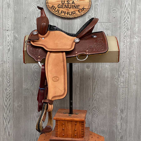 Cj Barrel Floral & Basket Wso Seat & Fender - Genuine Billy Cook 