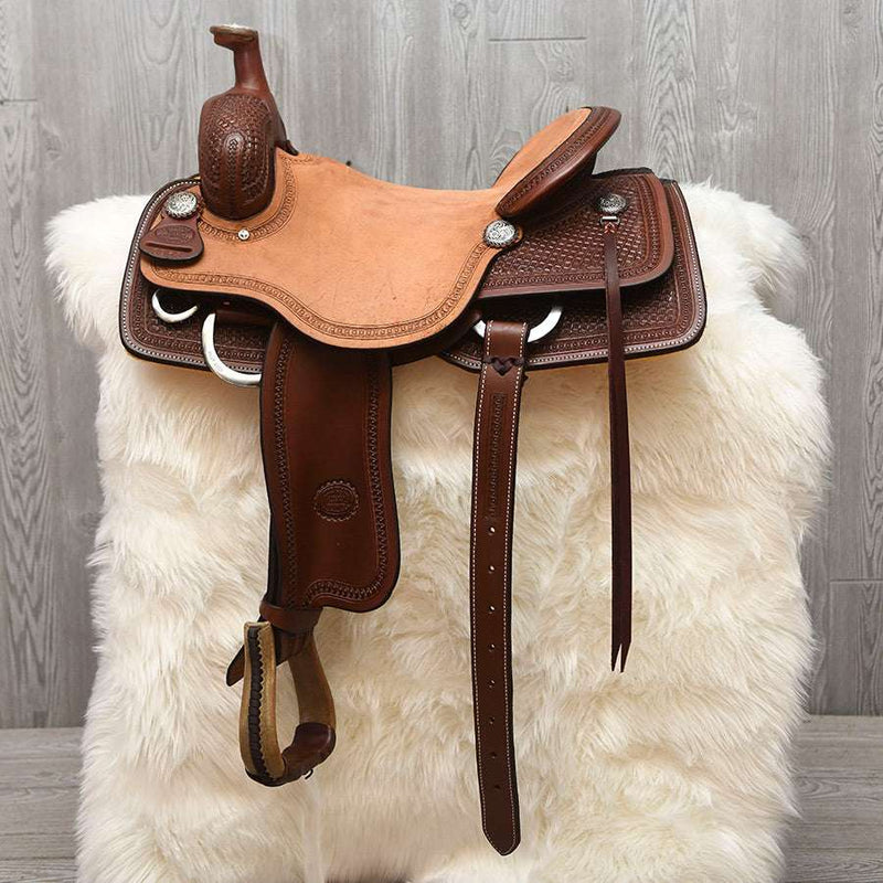 Ranch Cutter, 1/2 Breed Waffle W/ Shell Border, Wso Seat - Genuine Billy Cook 