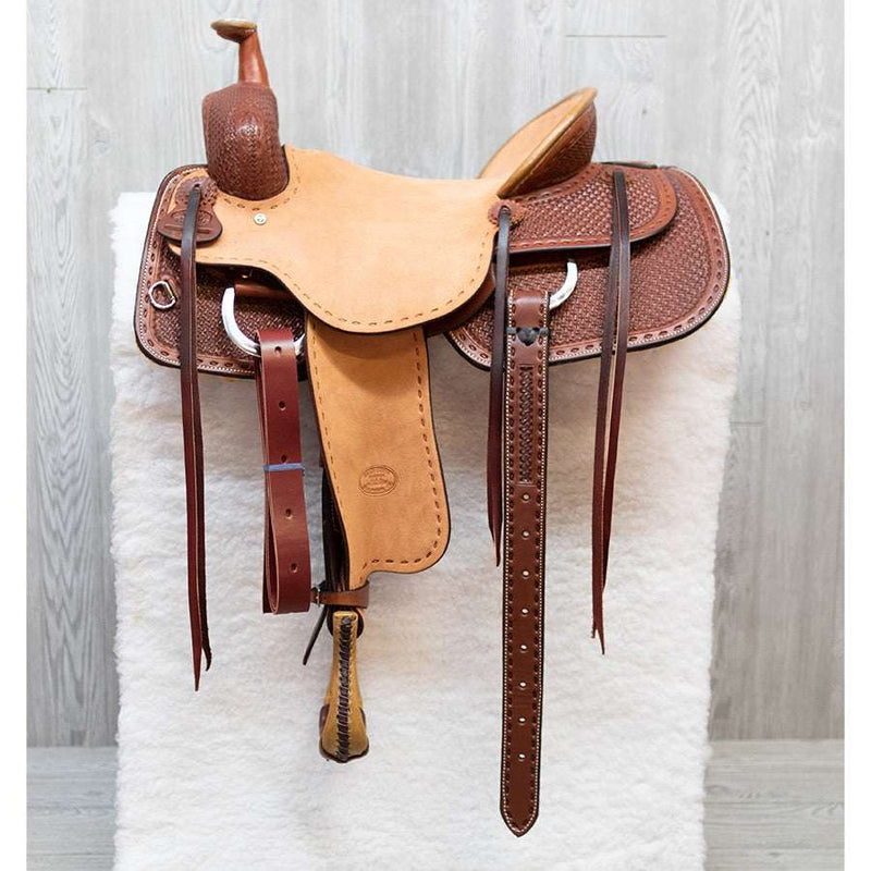 Ranch Cutter 1/2 Breed Crazy Stamp W/ Buckstitch Border - Genuine Billy Cook 