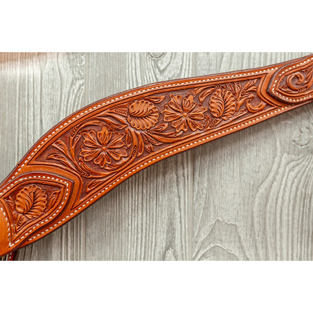 Pro steer breast strap hand tooled sheridan ss hardware - Genuine Billy Cook 