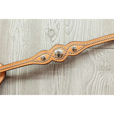 Narrow spotted breast strap w/ ss hardware - Genuine Billy Cook 