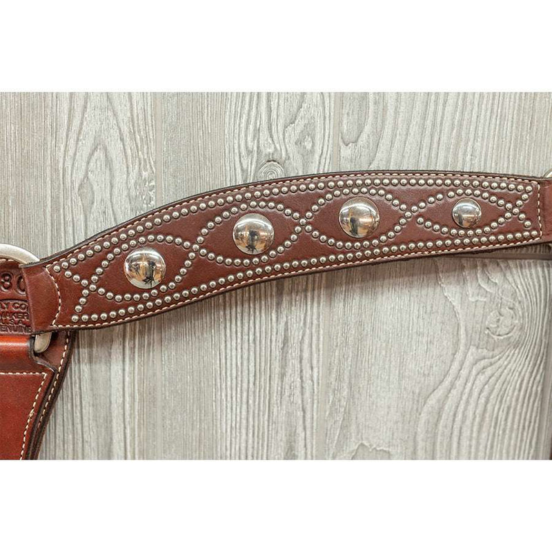Spotted breast strap w/ ss hardware - Genuine Billy Cook 