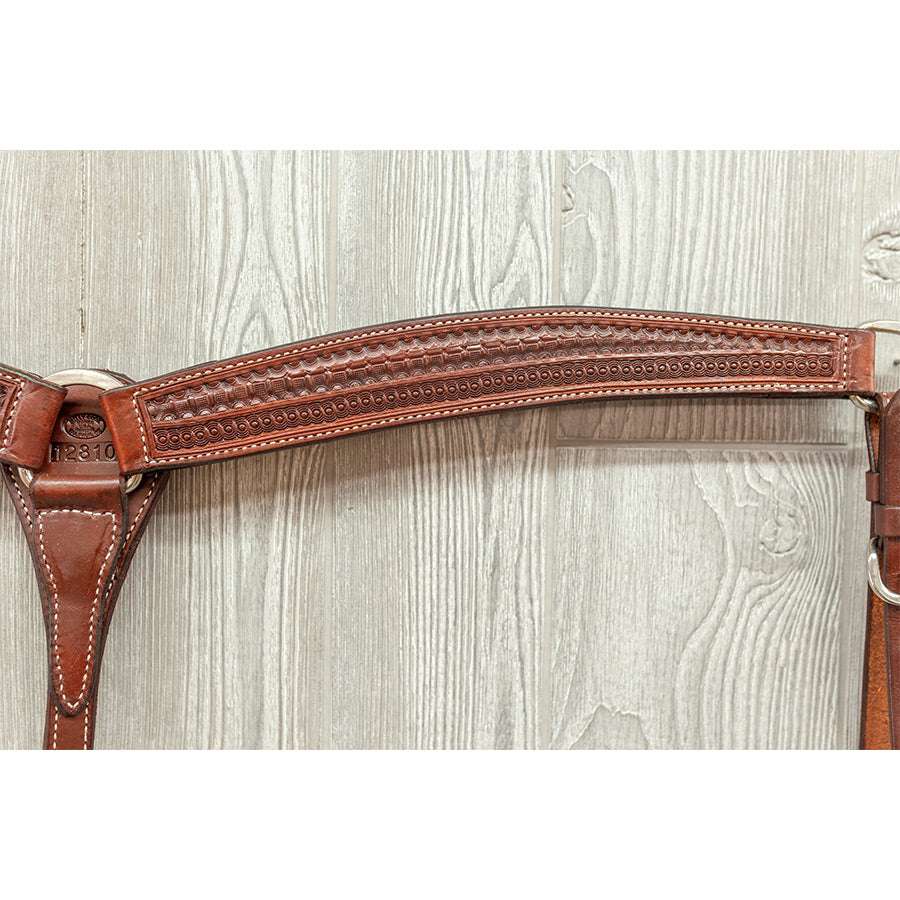 Breast strap, circle w & waffle - Genuine Billy Cook 