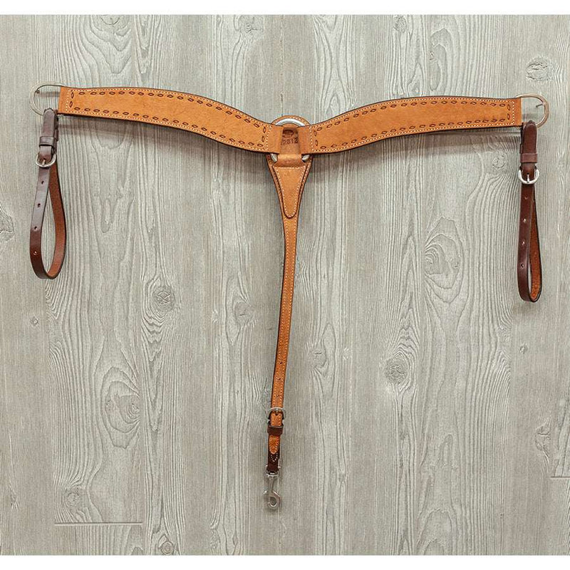 Roper breast collar, wso, buckstitch - Genuine Billy Cook 