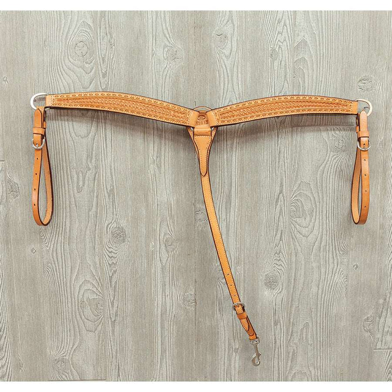 Breast collar , buckstitch, crazy w - Genuine Billy Cook 