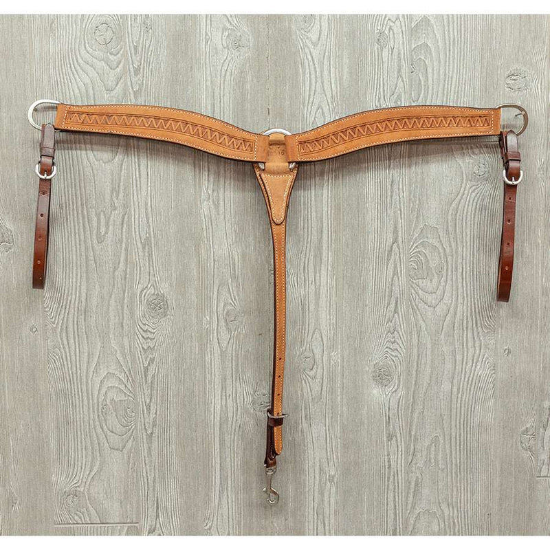 Roper breast collar, wso, v stamp - Genuine Billy Cook 