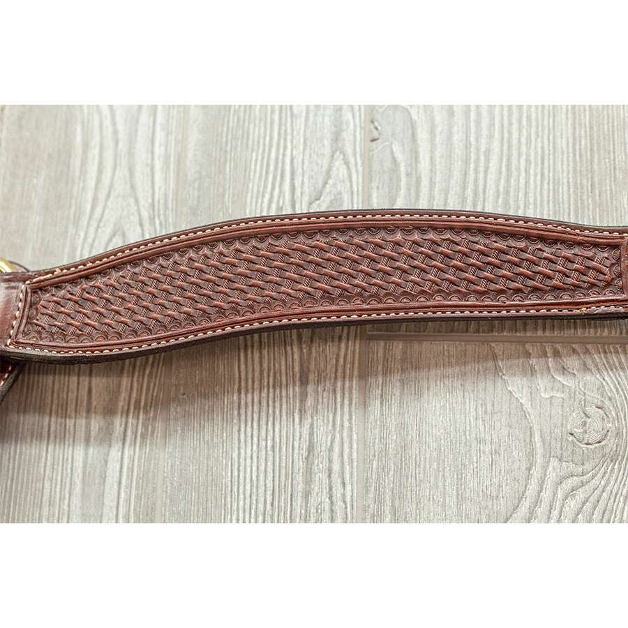 Bc- breast collar basket with brass hardware - Genuine Billy Cook 