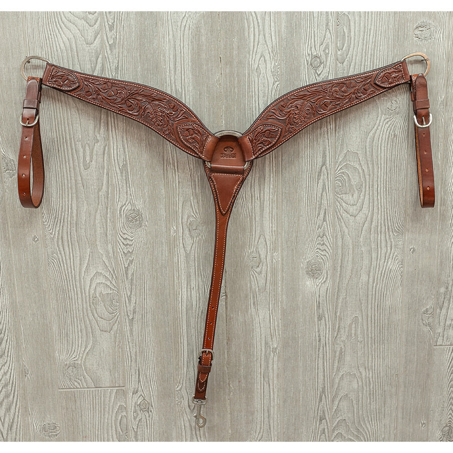 Breast strap, acorn, 4 strap w/ss hdwr - Genuine Billy Cook 