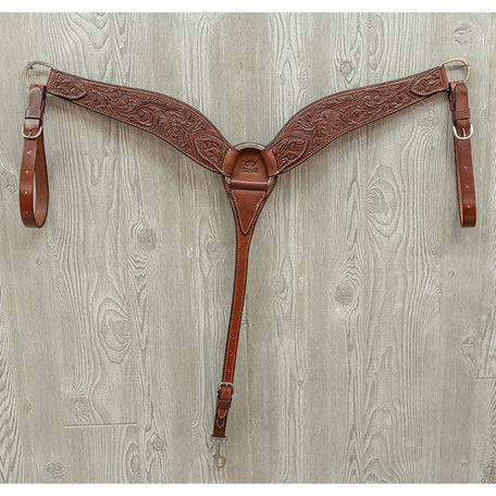 Breast strap, acorn, 4 strap w/ss hdwr - Genuine Billy Cook 