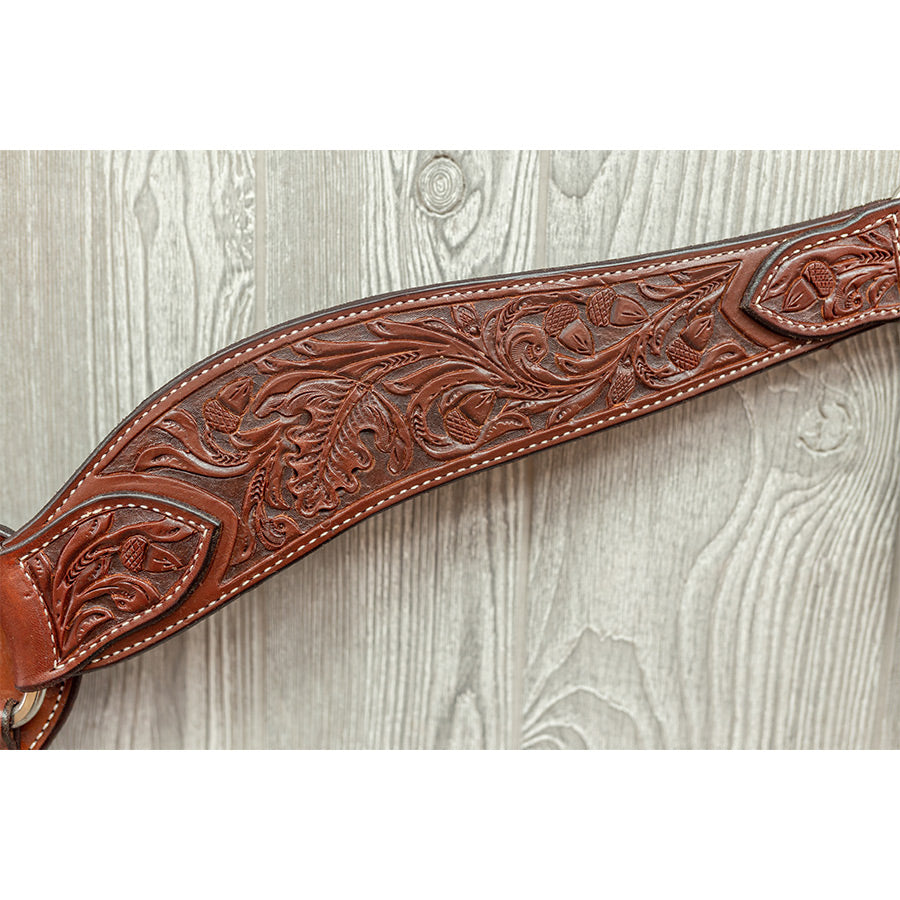 Breast strap, acorn, 4 strap w/ss hdwr - Genuine Billy Cook 