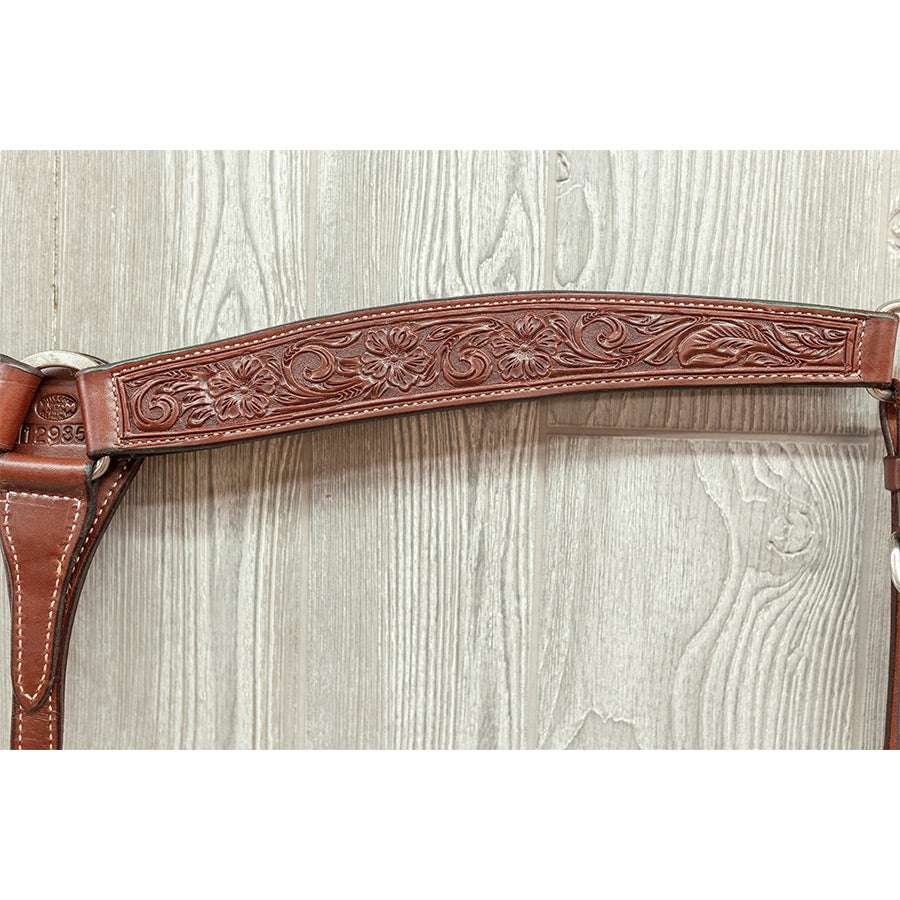 Sheridan tooled breast strap w/ss hardware - Genuine Billy Cook 