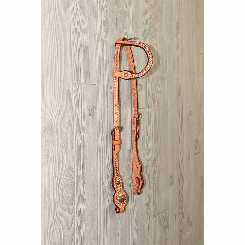 Single Ear W/ Spots 2 Conchos - Genuine Billy Cook 