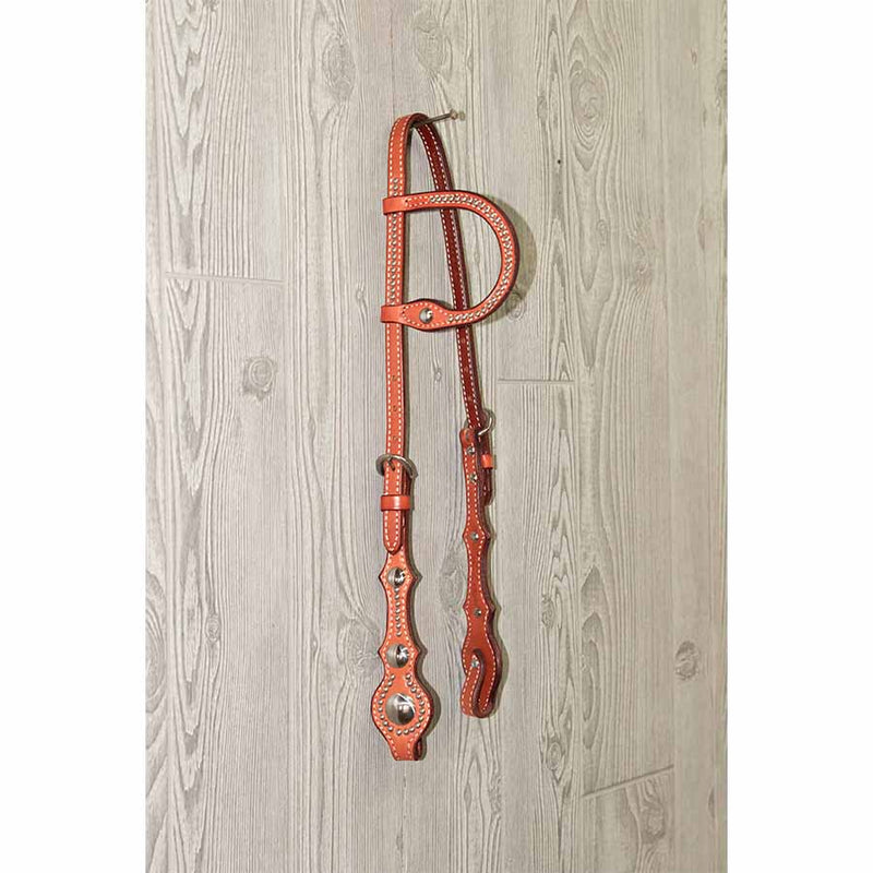 Single Ear W/ Spots 3 Conchos - Genuine Billy Cook 