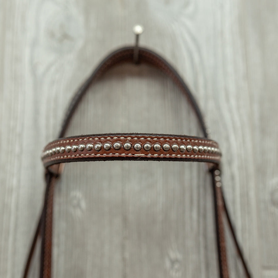 5/8" Brow With Spots And Conchoes - Genuine Billy Cook 