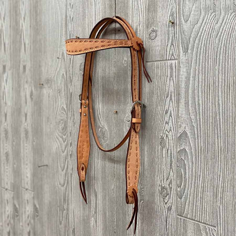3/4" Headstall, Buckstitch - Genuine Billy Cook 