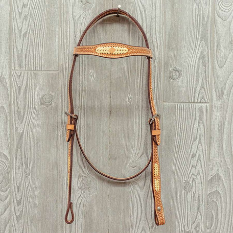Headstall - 3/4" Braid - White Lace - Genuine Billy Cook 