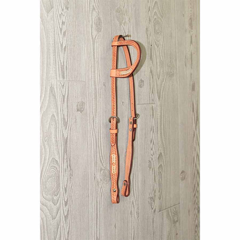 Rawhide Braided Ear Headstall W/Ss Hardware - Genuine Billy Cook 