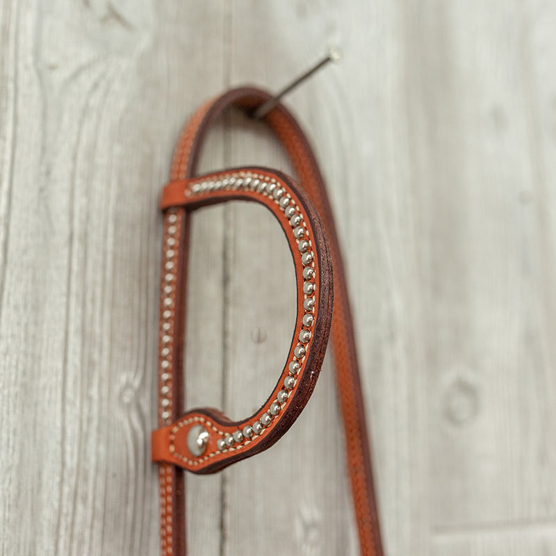 Headstall, Basket Single Ear, W/Ss Hdwr - Genuine Billy Cook 