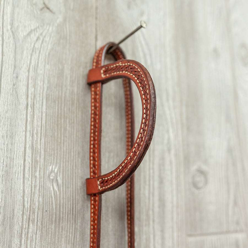 Headstall, Basket Single Ear, W/Ss Hdwr - Genuine Billy Cook 